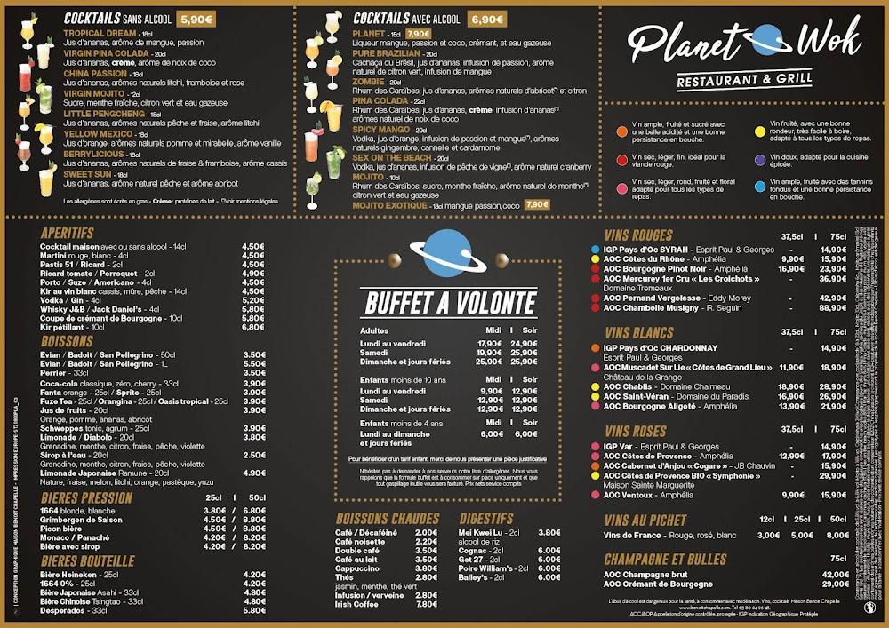 Planet Wok - Menu Image 1